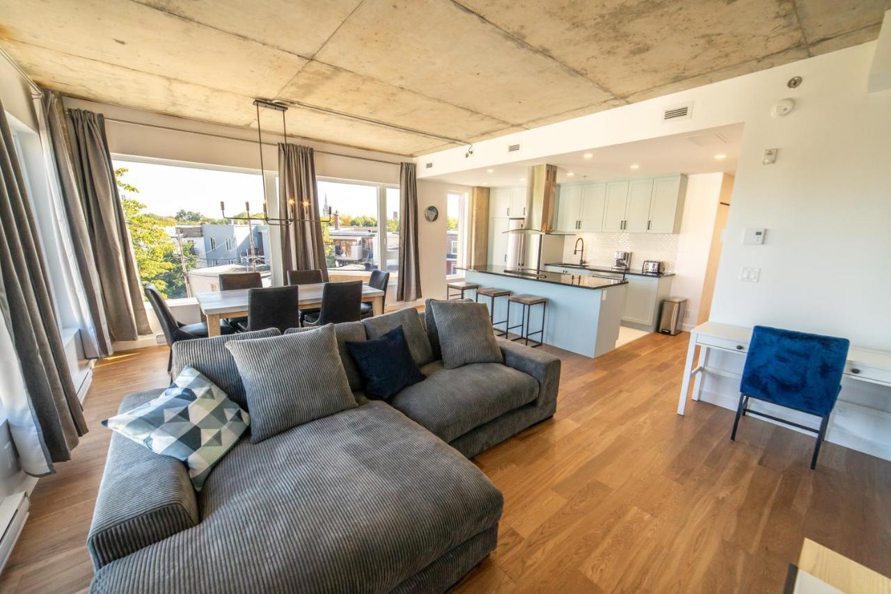 魁北克Aux Havres Urbains - Le Penthouse De La 3Ieme Avenue公寓 外观 照片
